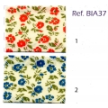 SBIECO DI COTONE STAMP. FIORI - BIA37 - CONF. 25 METRI